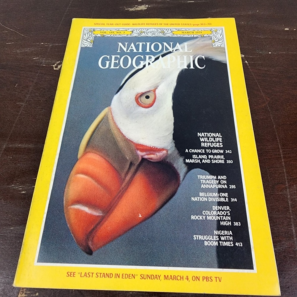 National Geographic Magazine March 1979 No Insert